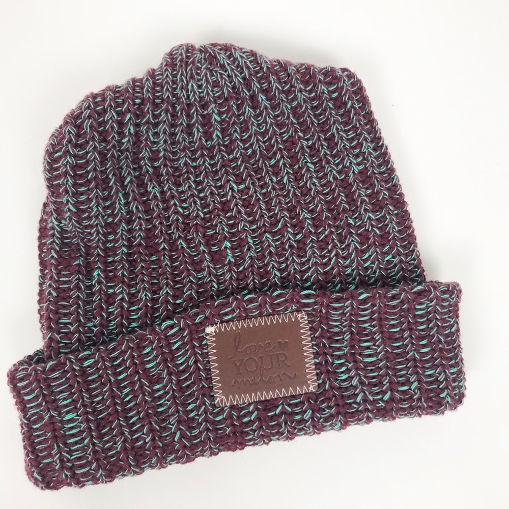 Love Your Melon Fiesta Cuffed Speckled Beanie